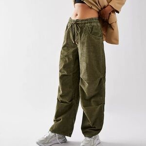 NEW Free People We The Free Modern Love Pull-On Cord Jeans